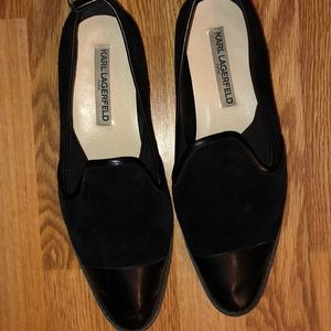 Karl Lagerfeld lug soled loafers